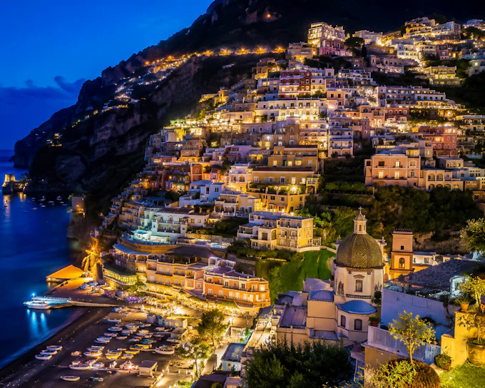 From Sorrento: Positano Sunset Small-Group Tour with Hotel Pickup and Drop-off