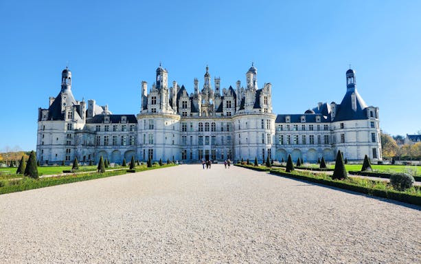 Chambord Castle in France with its distinctive French Renaissance architecture.