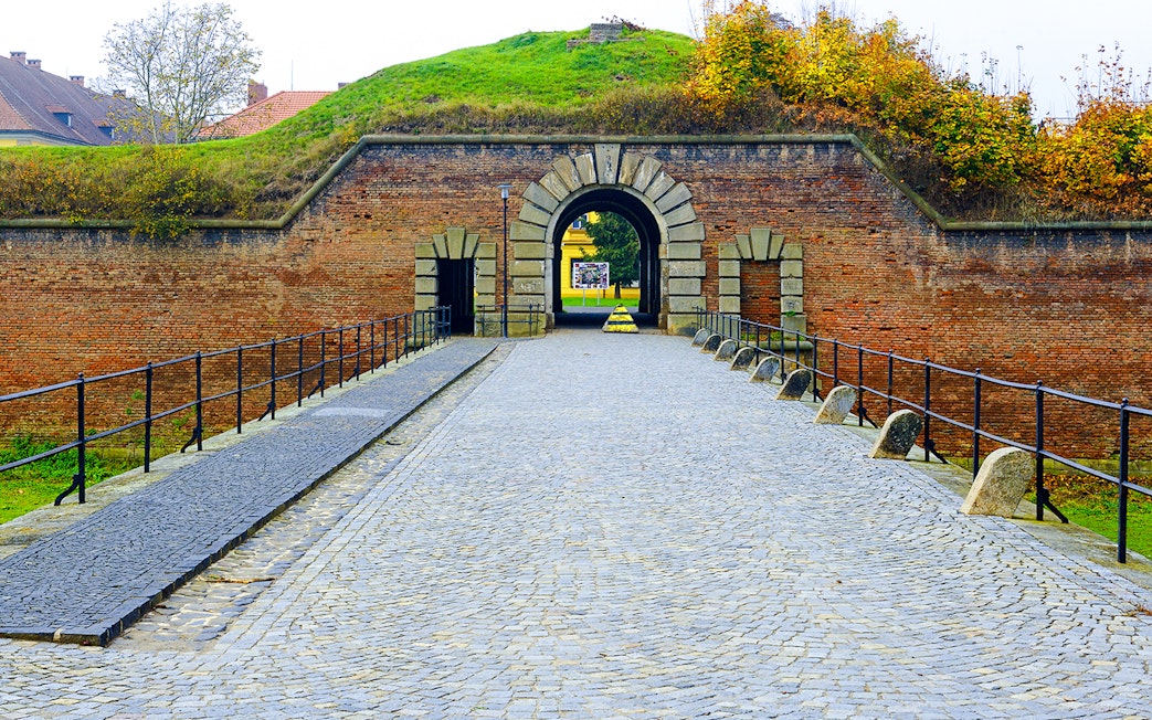 Upper Water Gate entrance at Terezin Concentration Camp, Czech Republic.