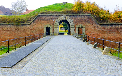 Upper Water Gate entrance at Terezin Concentration Camp, Czech Republic.