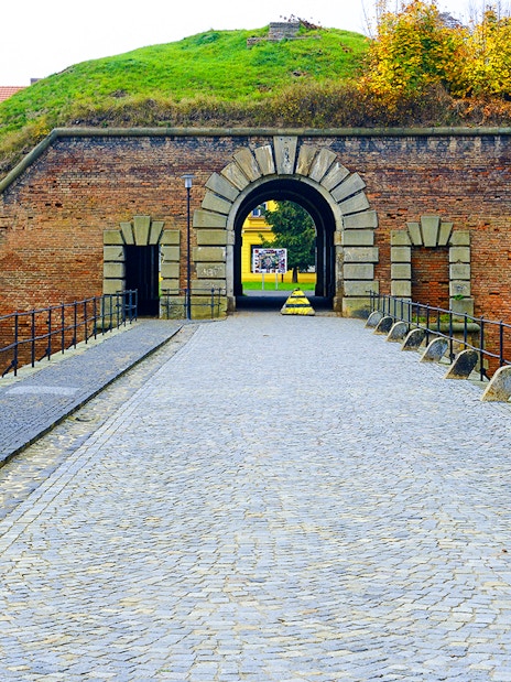 Upper Water Gate entrance at Terezin Concentration Camp, Czech Republic.