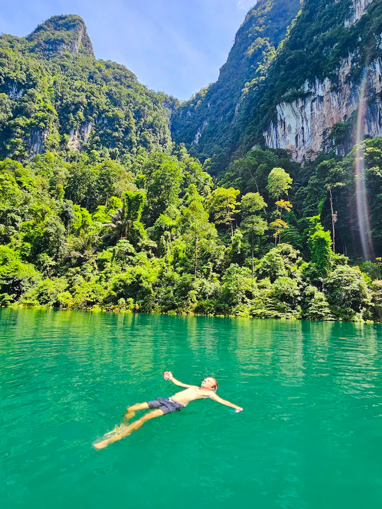 khao sok cheow lan lake private longtail boat tour-1