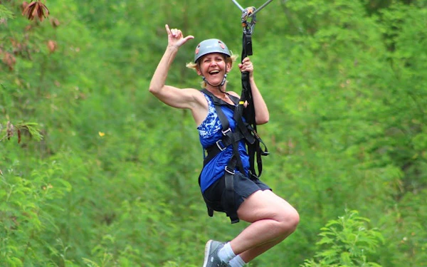 Six Zipline Adventure with Modern Braking System and Expert Guides