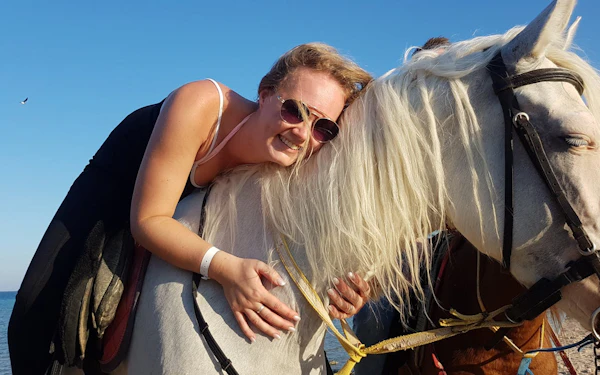 Premium 2 Hours Horse Riding, Desert Trail & Sea Beach - Hurghada