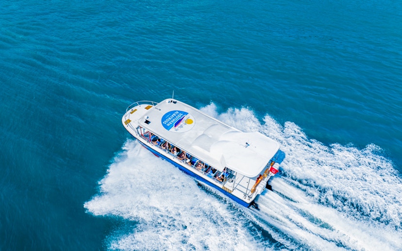 Speedboat Southern Albatross cruising in Singapore waters.