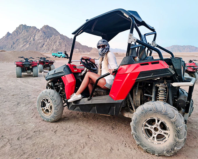 From Hurghada: Quad Bike Ride, Camel Safari, Stargazing & Dinner With Round-Trip Hotel Transfers