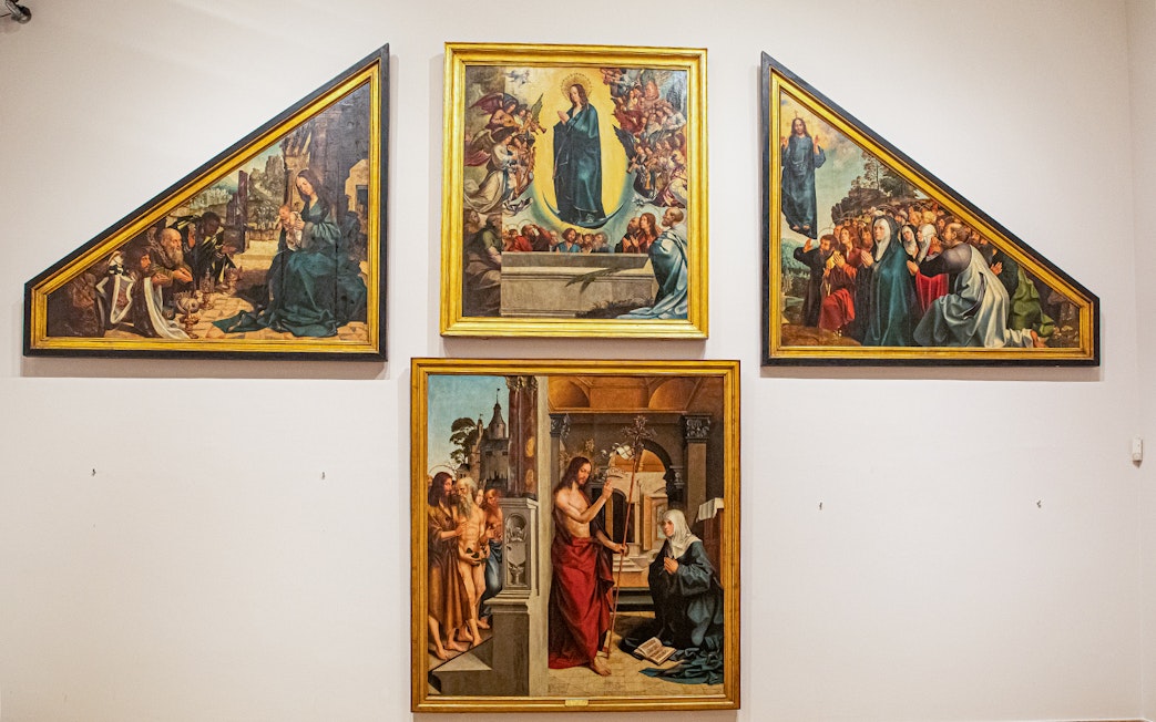 Paintings displayed at the National Museum of Ancient Art, Lisbon.