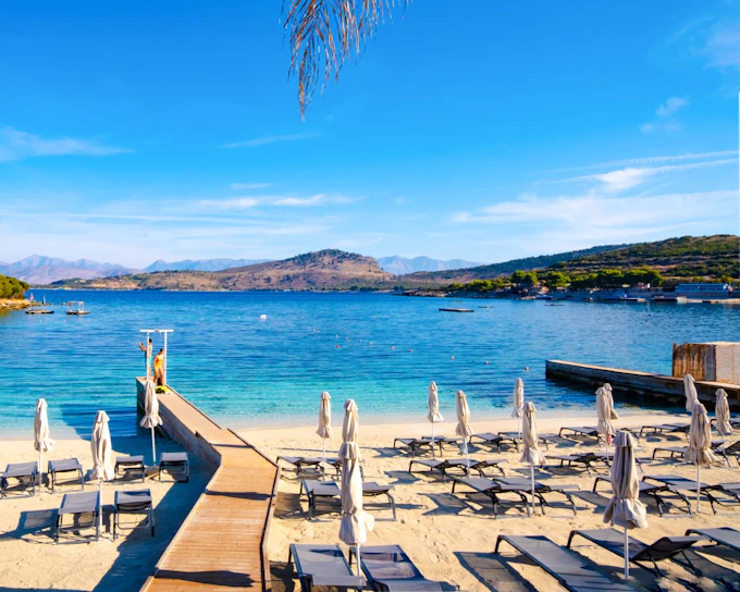 From Tirana/Durres/Golem: Ksamil Islands, Blue Eye & Saranda Day Trip
