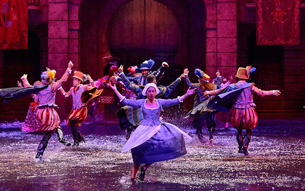Dream of Toledo performance at Puy du Fou España, featuring historical reenactment in Toledo, Spain.