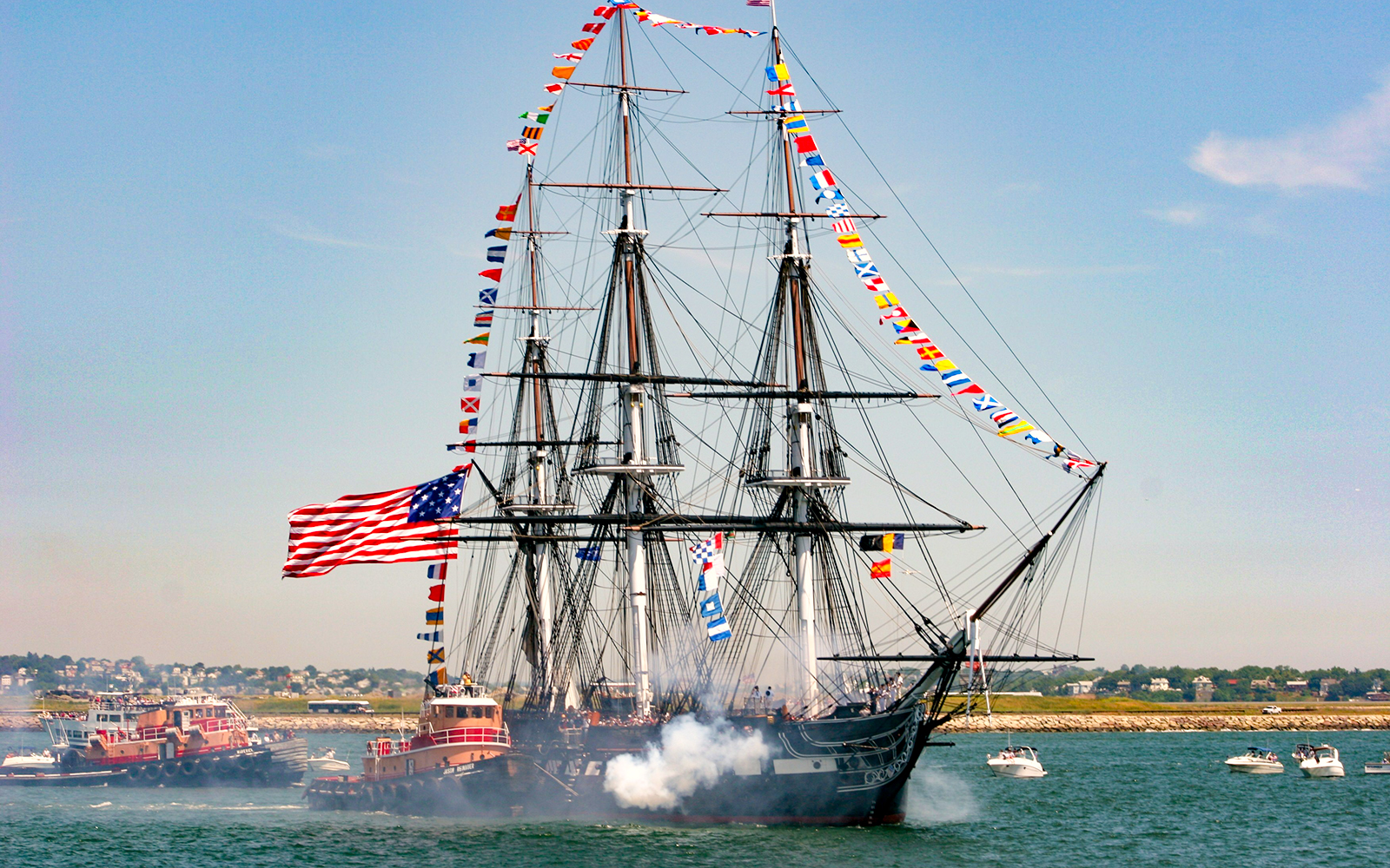 USS Constitution in Boston