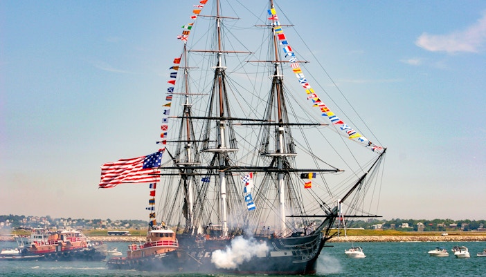 USS Constitution in Boston