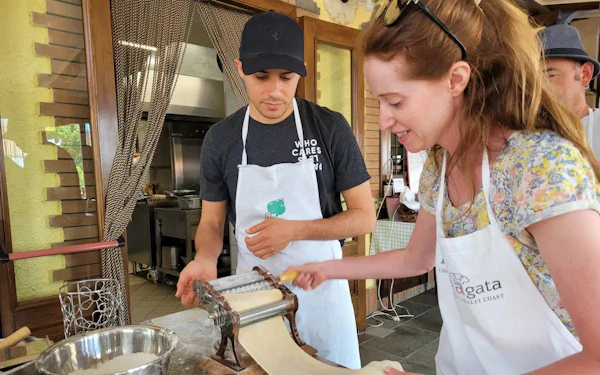 Amalfi Coast Cooking Class: Pasta, Mozzarella, and Tiramisù Making at Farmhouse with Lunch and Local Wine
