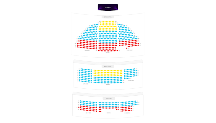 Belasco Theatre Seating Chart