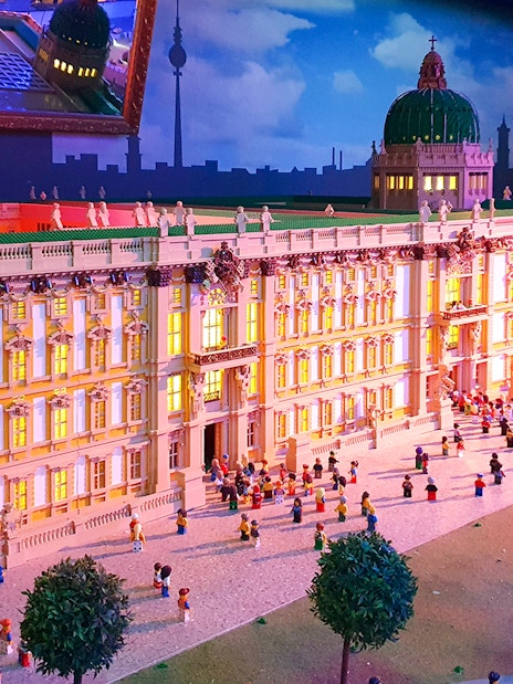 Miniature Berlin landmarks at MINILAND in LEGOLAND Discovery Centre Berlin.