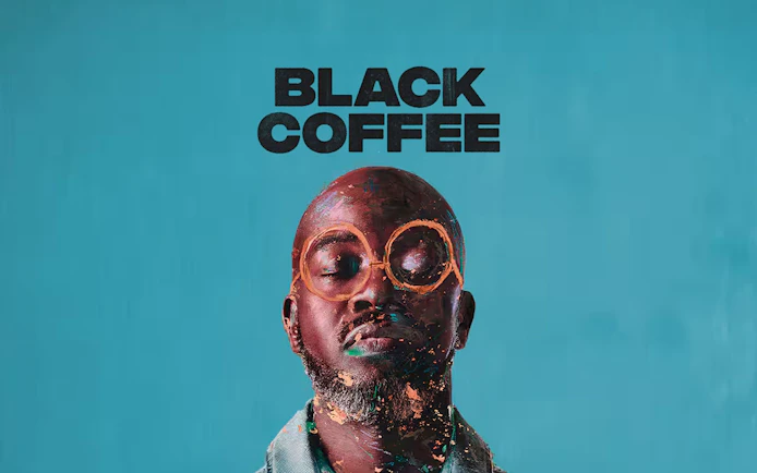 Black Coffee promotional poster for UNVRS Ibiza event