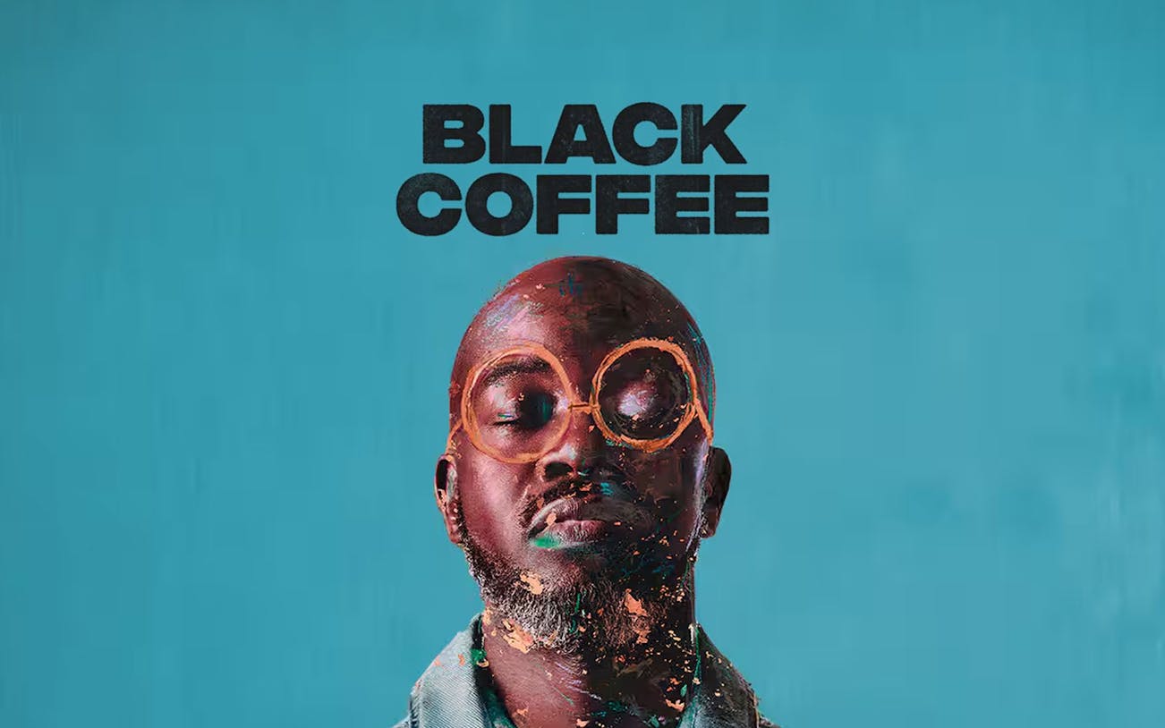 Black Coffee promotional poster for UNVRS Ibiza event