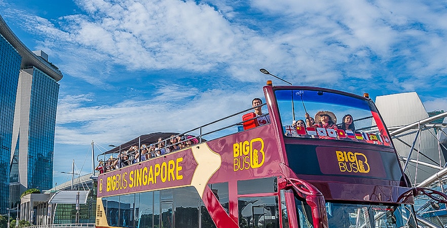 Bilhetes Hop-On Hop-Off do Big Bus Singapore