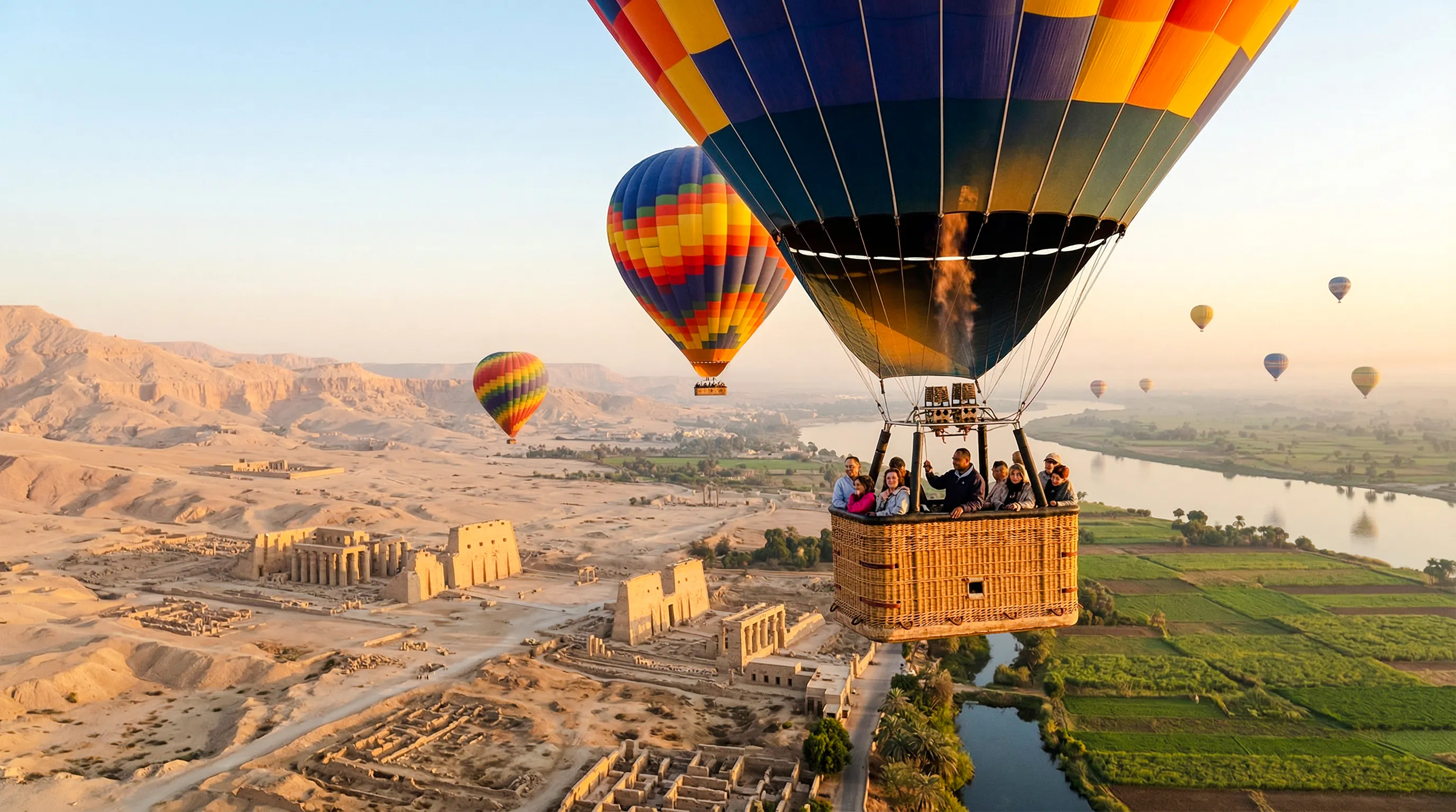 Luxor Sunrise Hot Air Balloon Flight with Round-Trip Transfers Image 7