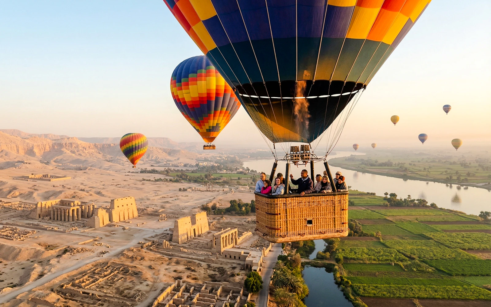 Luxor Sunrise Hot Air Balloon Flight with Round-Trip Transfers Image 7