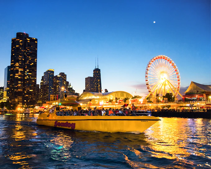 Chicago Sea Dog Fireworks Cruise on Lake Michigan