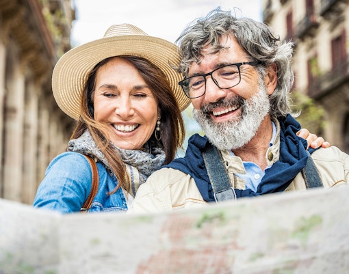 Liria Palace exterior with tourists walking towards entrance in Madrid, Spain.