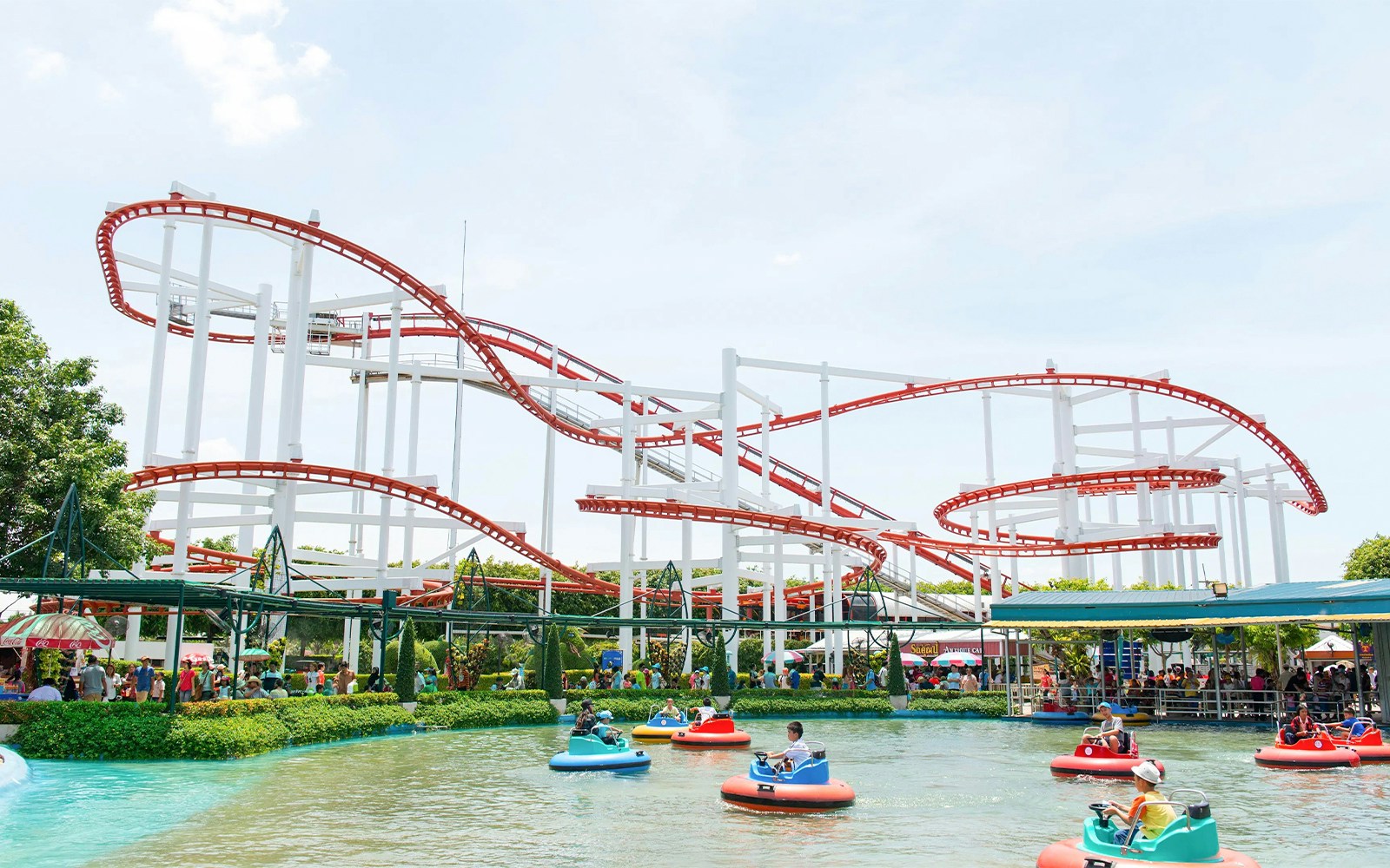 Roller coaster at Dream World Bangkok