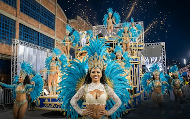 Rio Carnival 2027 Sambadrome Tickets with Round-Trip Transfers and Grandstand Seating
