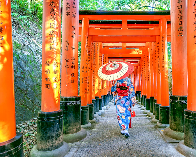 Kyoto's Top Temples Guided Tour: Fushimi Inari, Kiyomizu-dera & Kinkaku-ji from Osaka/Kyoto