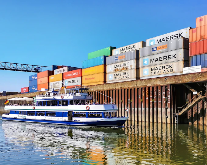 Cologne City Rhine River Harbour Cruise