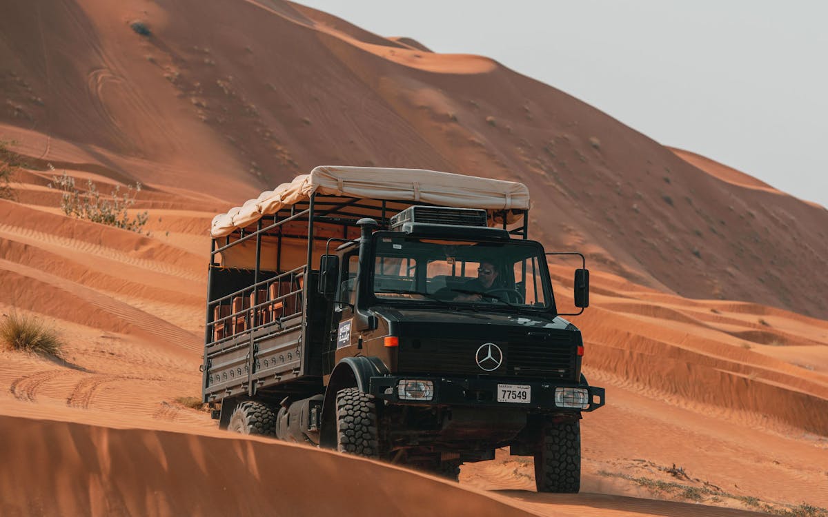 guided tour of mleiha archeological centre in unimog-7 guided tour of mleiha archeological centre in unimog-7