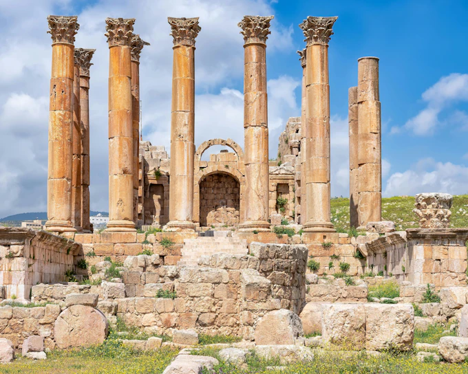 From Amman: Half Day Tour to Jerash and Ajloun Castle (Product 49627)