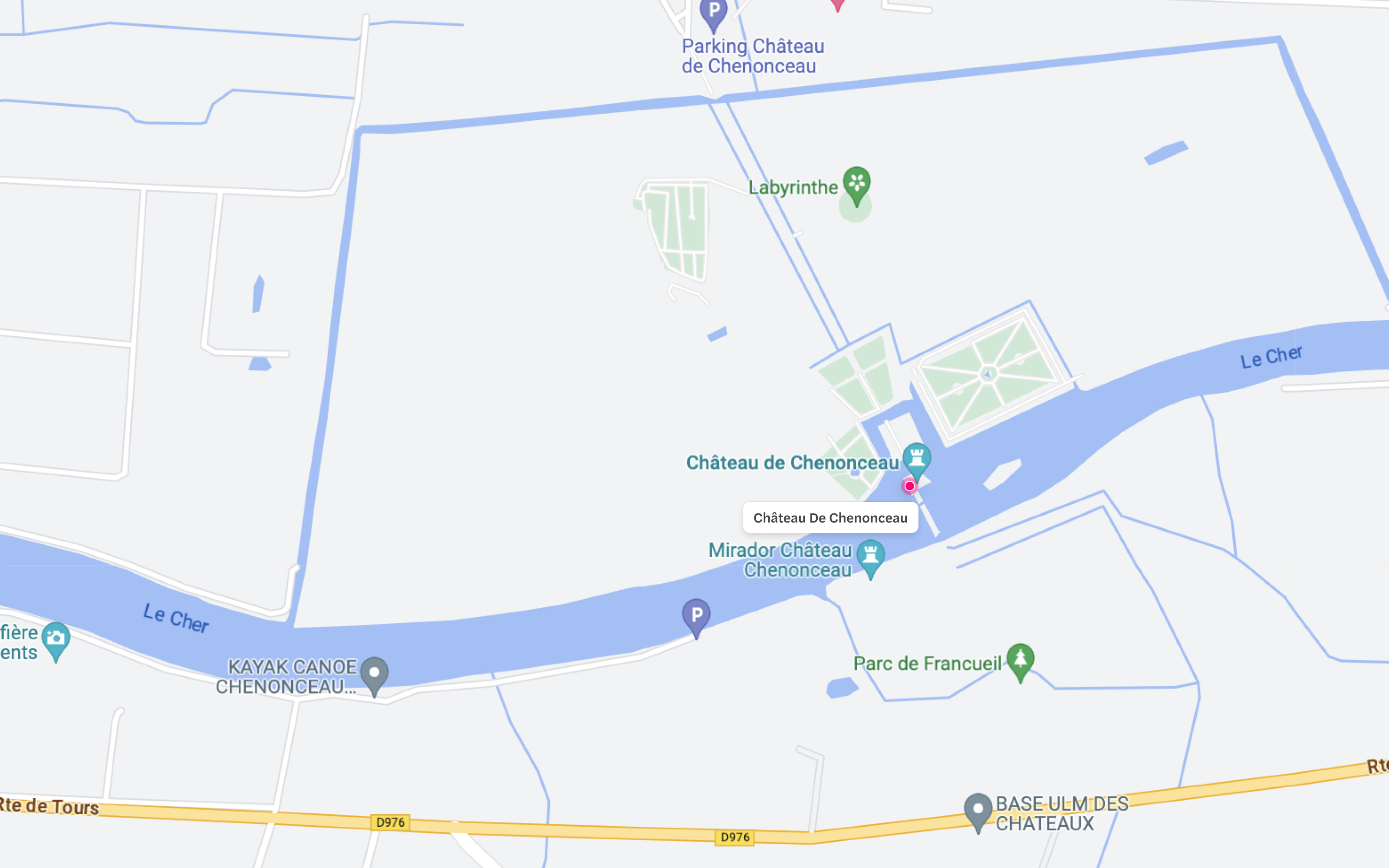 Château de Chenonceau Location