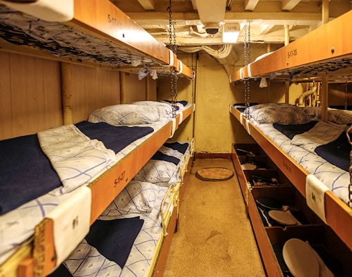 Navy Bunkbeds in USS Midway Museum