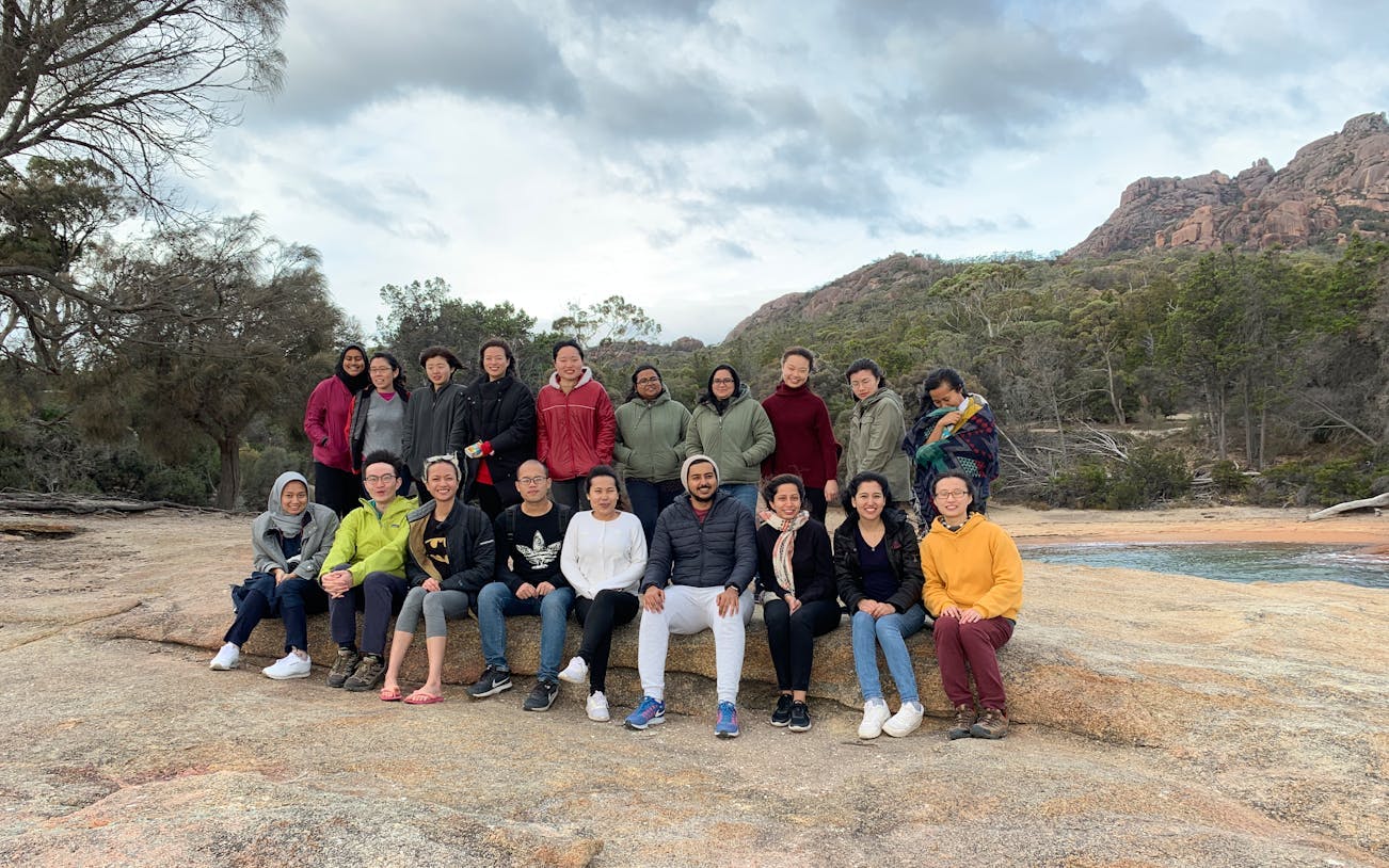 a day at wineglass bay - launceston to hobart -3