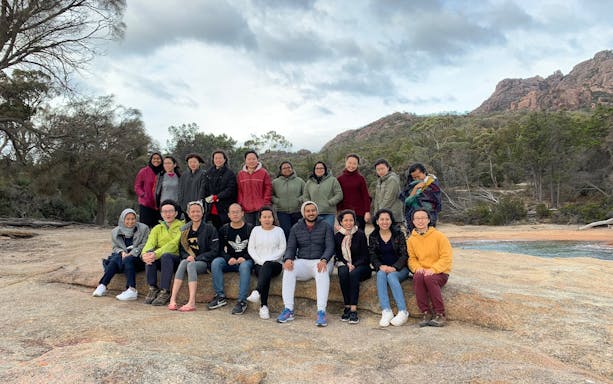 a day at wineglass bay - launceston to hobart -3