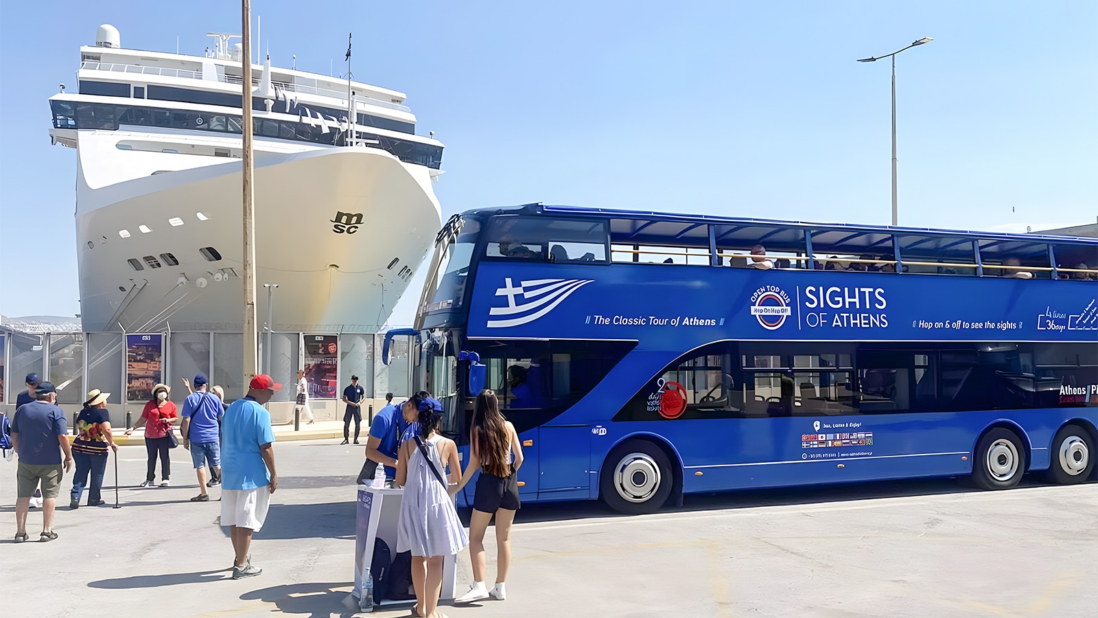 Athens Hop On Hop Off Bus Tour with Audio Guide