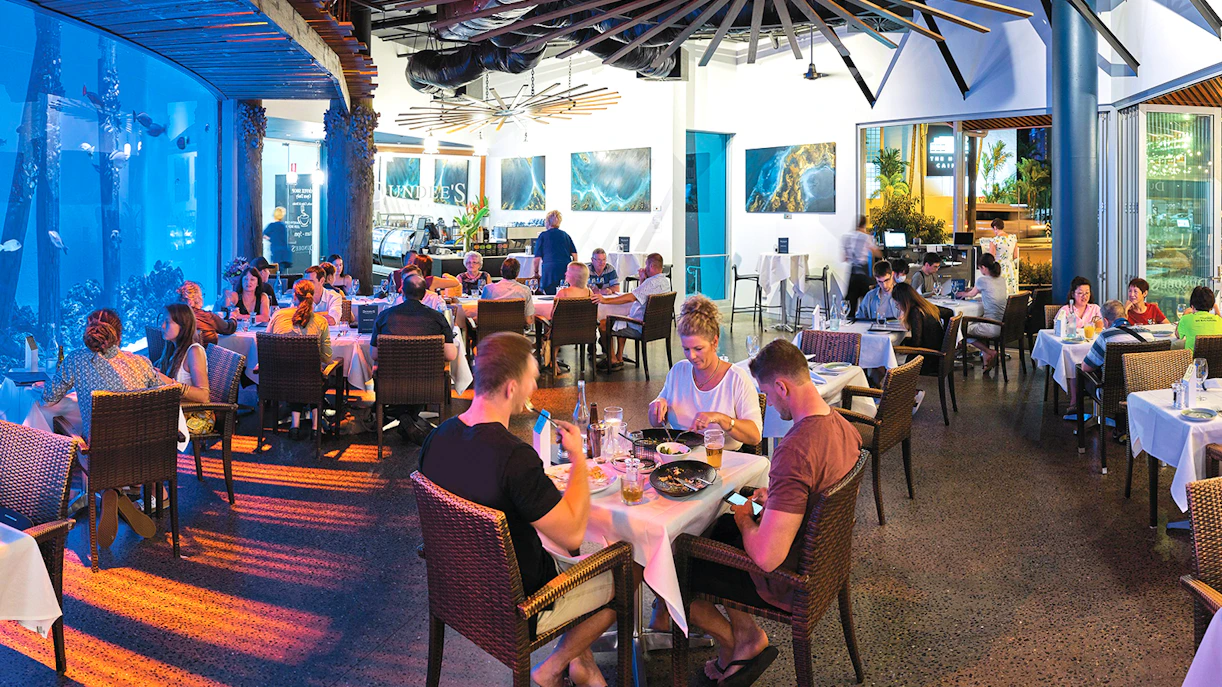 Dining at Cairns Aquarium