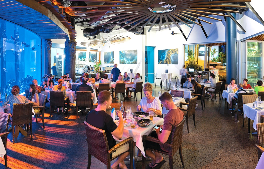 Dining at Cairns Aquarium
