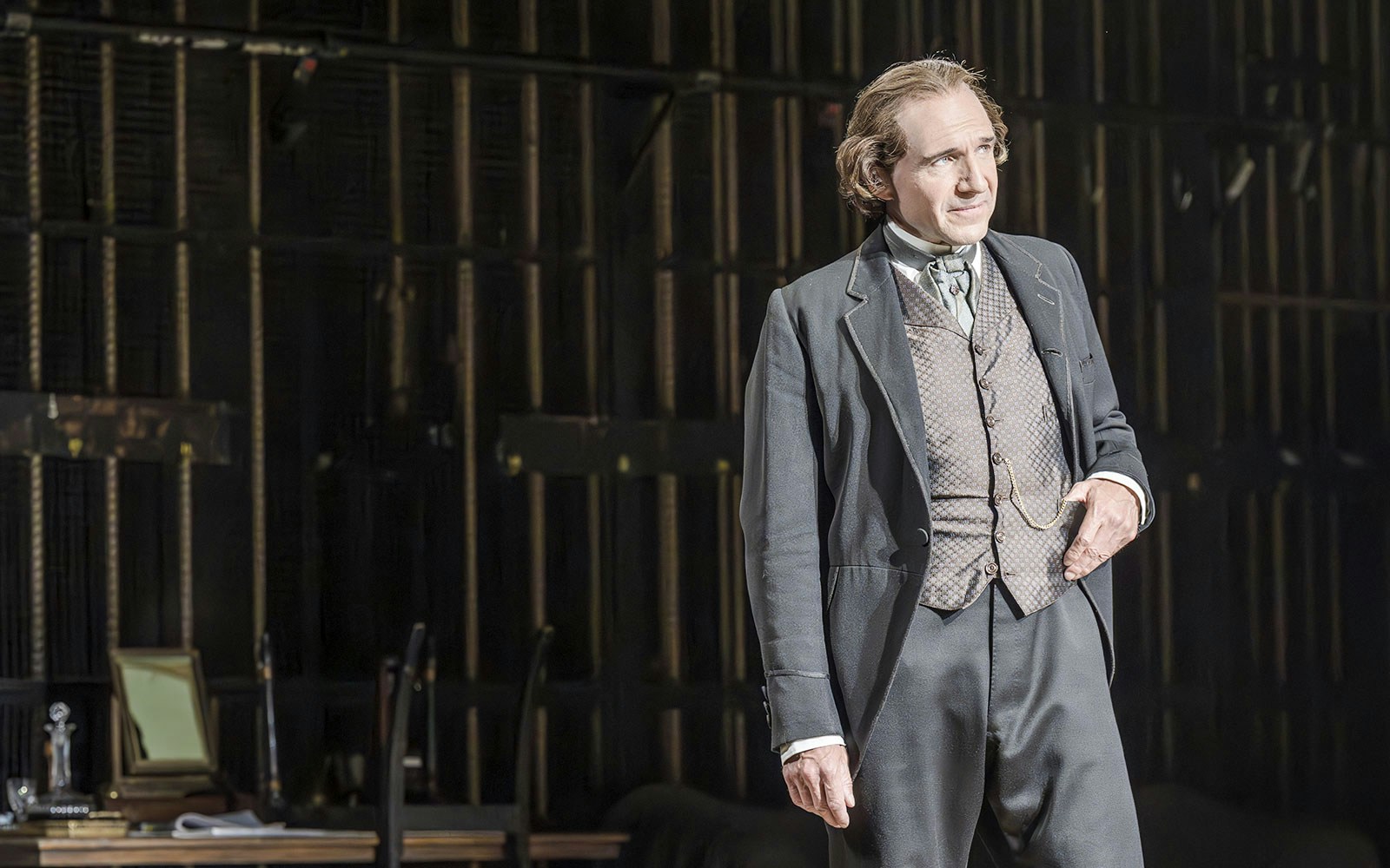 Performer on stage in Grace Pervades West End show.