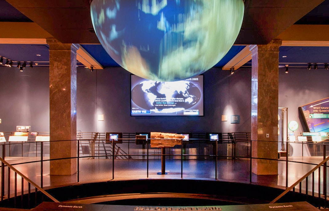 Dynamic Earth a part of Hall of Planet Earth at the American Museum of Natural History, New York City.