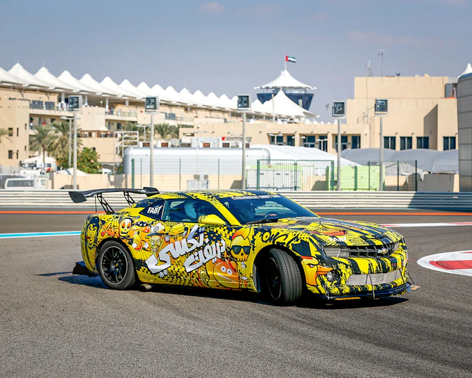 Chevrolet Drift Taxi: Ride at Yas Marina Circuit