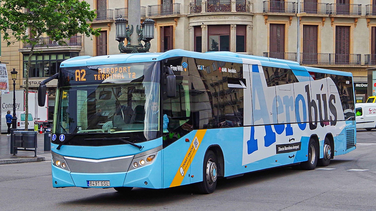 Barcelona Aerobus Stops