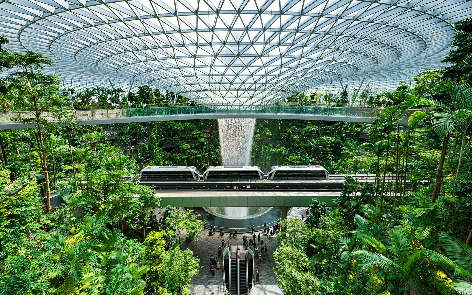 Jewel Changi, HSBC Rain Vortex, Singapore