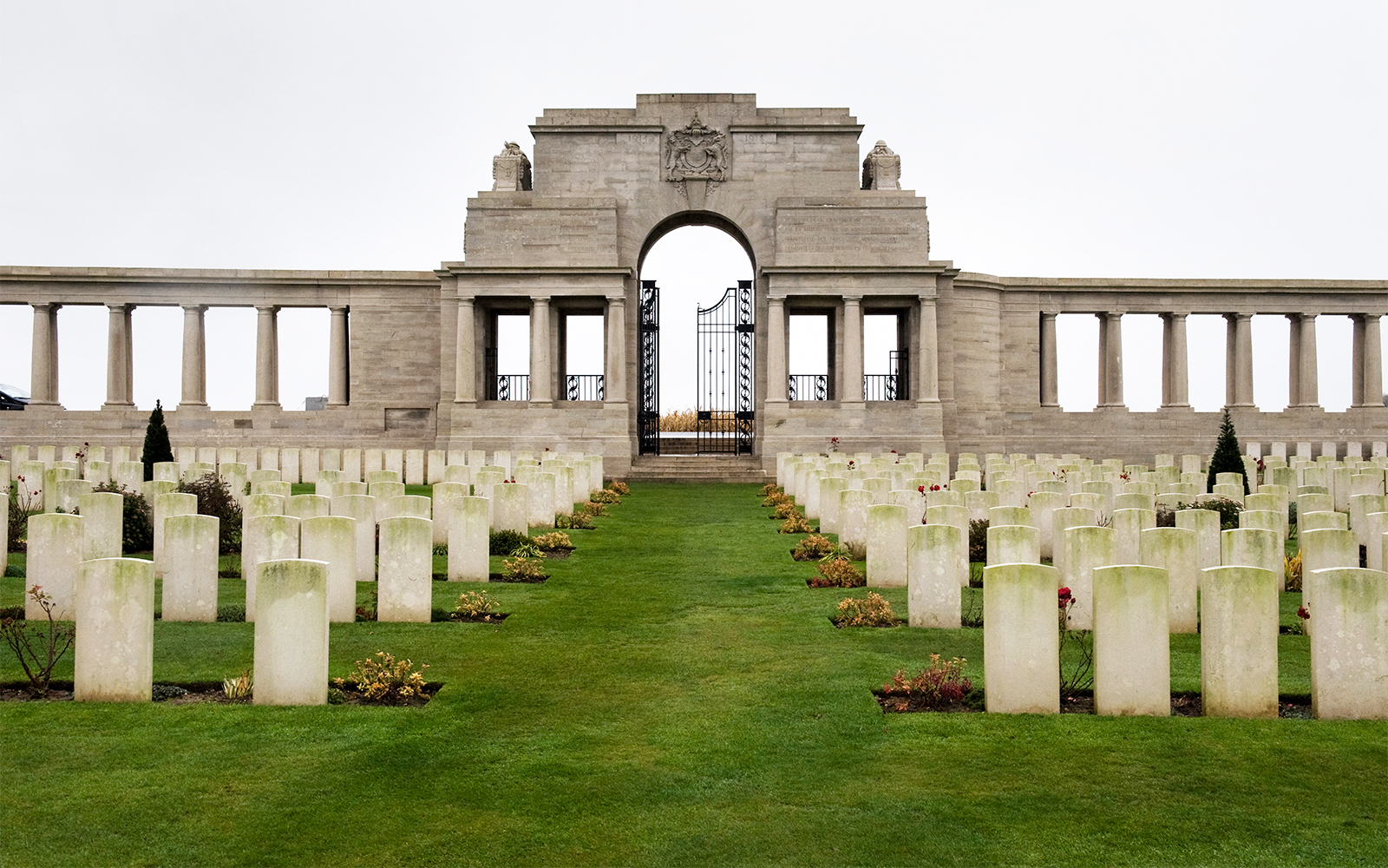 World War I memorial site in Pozières, France, with historical significance on the Paris to Normandy tour.