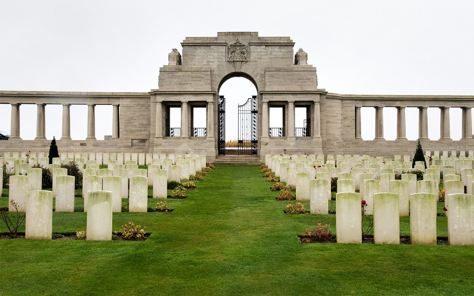 World War I memorial site in Pozières, France, with historical significance on the Paris to Normandy tour.