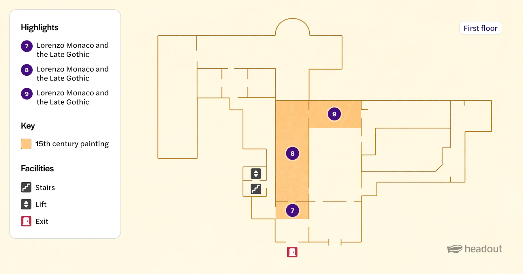 Gallery Map Examples Accademia Gallery Map & Visitor Trail | Expert Guide