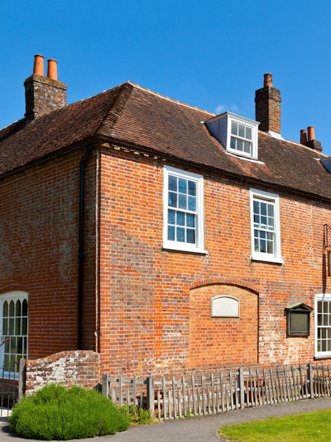 Historic brick house in Bath, part of Stonehenge and Bath Guided Day Tour from London.