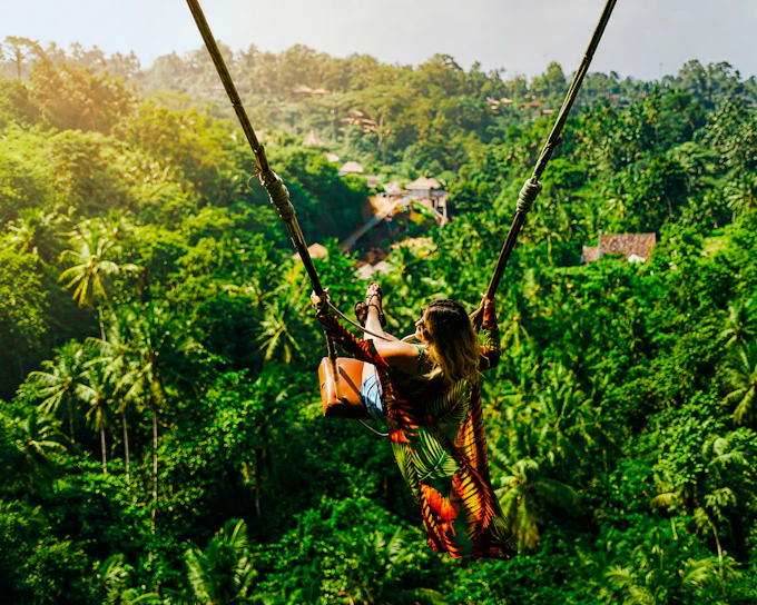 Ubud Private ATV, Jungle Swing & Waterfall Tour with Lunch and Hotel Transfers