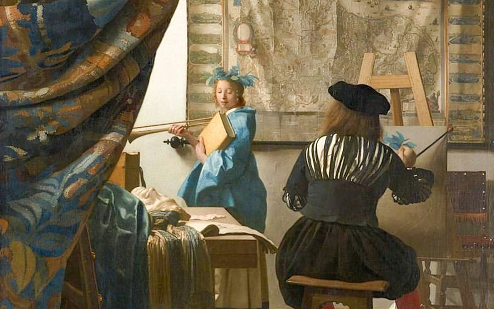 Vermeer's "The Art of Painting" at Kunsthistorisches Museum, Vienna.