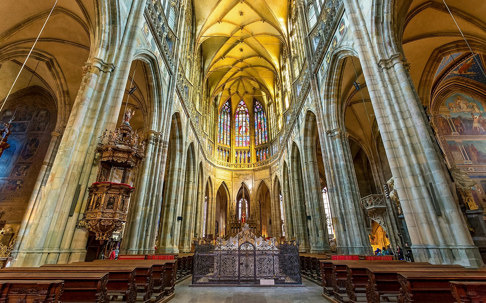 Interior of St. Vitus Cathedral